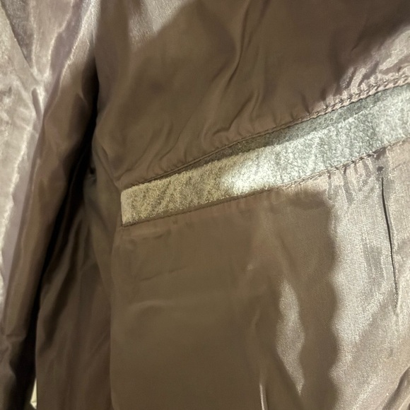 Hill & archer vintage suede leather 100% Gray Bomber Jacket L - Picture 6 of 10